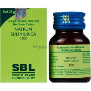 SBL Natrum Sulphurica 12X Tablets 25 g
