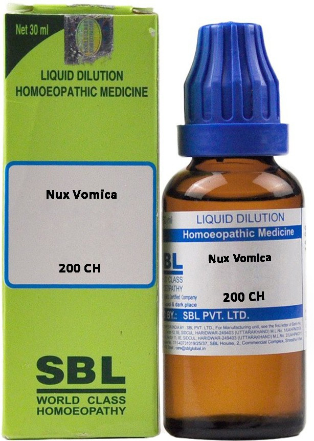 SBL Nux Vomica 200 CH Dilution 30 ml