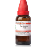 Brown glass bottle containing Ipecacuanha 30CH homeopathic medicine with a red dropper cap and product label.