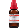A brown glass bottle of Teucrum Marum Verum homeopathic medicine, featuring a red dropper cap and a label with dosage information.