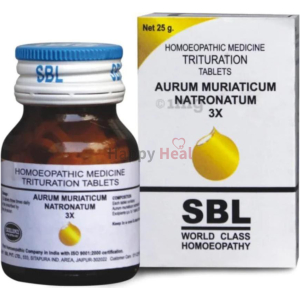 SBL Aurum Muriaticum Natronatum 3X Tablets 25 g