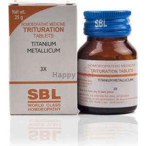 SBL Titanium Metallicum 3X Tablets 25 g
