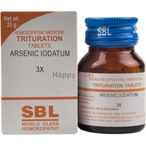 SBL Arsenic Iodatum 3X Tablets 25 g