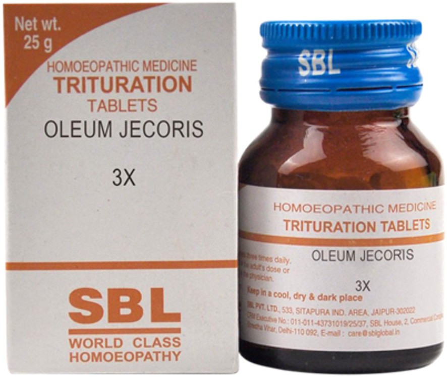 SBL Oleum Jecoris 3X Tablets 25 g