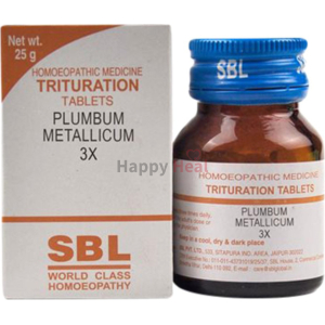 SBL Plumbum Metallicum 3X Tablets 25 g