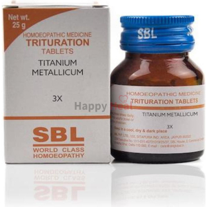 SBL Titanium Metallicum 3X Tablets 25 g