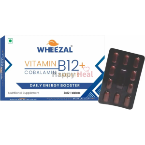 Wheezal Vitamin B12+ 5X10CAPSULES