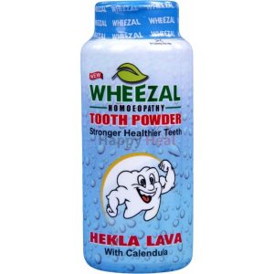 Wheezal Hekla Lava Tooth Powder 100GM