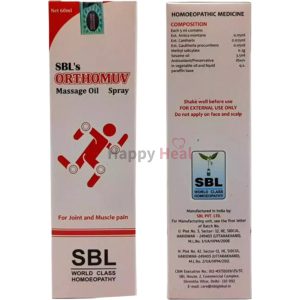 SBL Orthomuv Massage Oil Spray 60ML