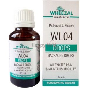 Wheezal Wl 4 Backache Drops 30ML