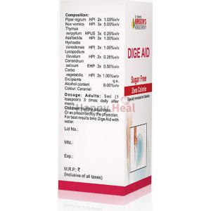 Bakson’s Dige Aid Syrup (Sugar Free)-450Ml