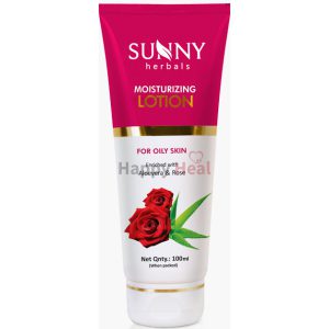 Sunny Herbals Moisturizing Lotion (With Aloevera & Rose)-100 Ml