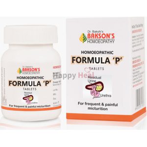 Bakson’s Homoeopathic Formula ‘P’ Tablets-75Tabs
