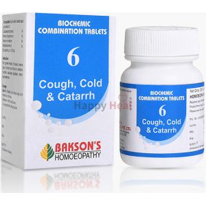 Bakson’s Bct # 6 (Cough, Cold & Catarrh) -250Tab