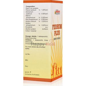 Bakson’s Ferrum Plus Syrups (Iron Tonic)-200Ml