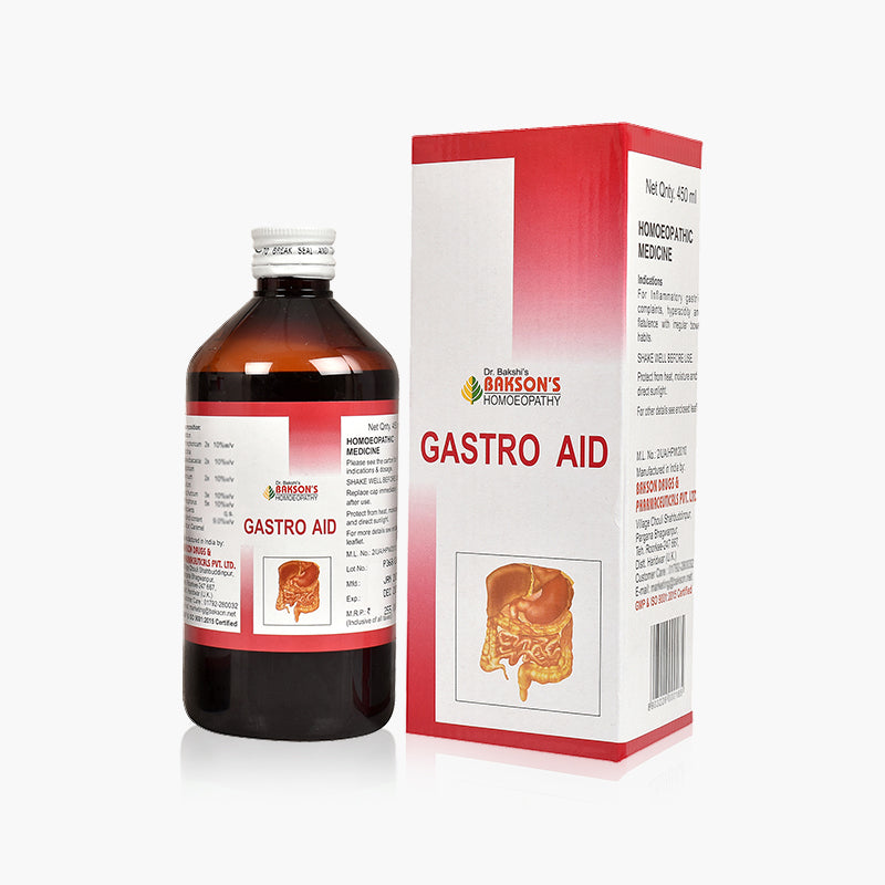 Bakson’s Gastro Aid Syrup-450Ml