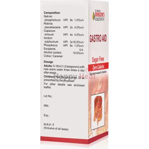 Bakson’s Gastro Aid Syrup (Sugar Free)-450Ml