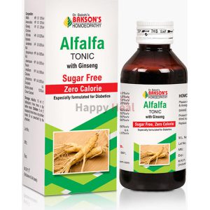 Bakson’s Alfalfa Tonic With Ginseng ( Sugar Free)-115Ml