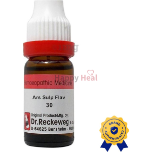 Dr. Reckeweg Ars Sulph Flav 30 Dilution 11 ml