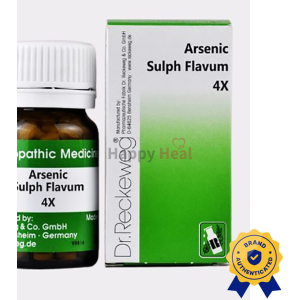 Dr. Reckeweg Arsenic Sulph Flavum 4x Tablets 20 g