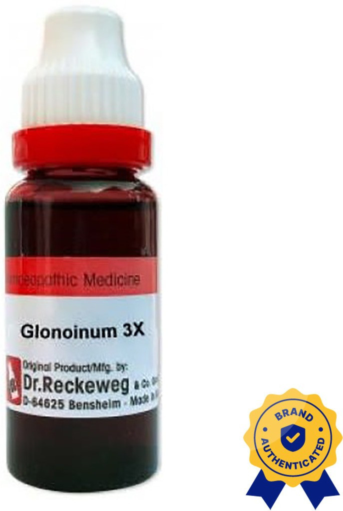 Dr. Reckeweg Glonoinum 3X Mother Tincture 20 ml