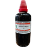 A 100ml bottle of Berberis vulgaris homeopathic mother tincture with a red dropper cap and a clear label detailing the product information.