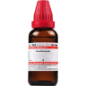 30ml bottle of Nux Moschata homeopathic medicine from Willmar Schwabe India, featuring a red cap and label.