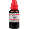 A 30 ml bottle of Ranunculus Bulbosus homeopathic tincture with a red cap and labeled packaging.