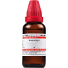 Sinapis Nigra Homeopathic Medicine:::
A 30ml bottle of Sinapis Nigra homeopathic remedy by Willmar Schwabe India with a red dropper cap.