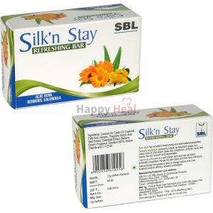 SBL Silk N Stay Refreshing Bar Soap (Aloe Vera,Calendula & Berberis) 75GM