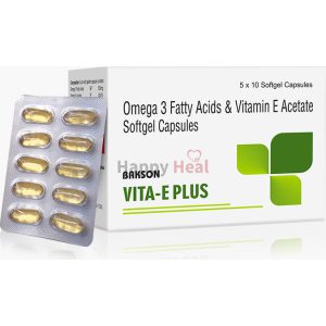 Bakson’s Vita-E Plus – 5X10 Capsules