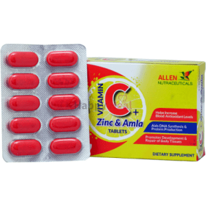 ALLEN Vitamin C + Zinc & AMLa 30 Tablets