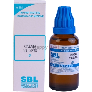 30ml bottle of Cydonia Vulgaris mother tincture with packaging, labeled as homeopathic medicine.