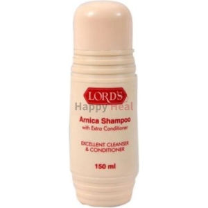 150 ml bottle of LORD'S Arnica Shampoo, labeled as an excellent cleanser and conditioner.