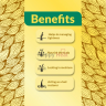 A visual representation of hair care benefits, including managing tightness, nourishing the scalp, locking in moisture, and restoring hair.